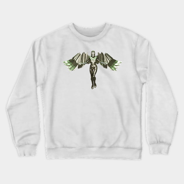 The Warrior Princess Crewneck Sweatshirt by amithachapa